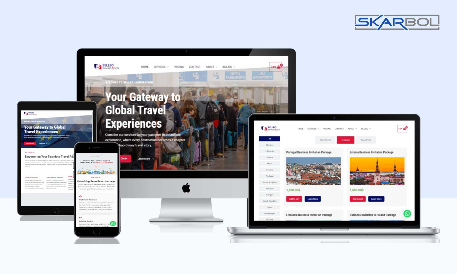 Skarbol Tech Website Protfolio