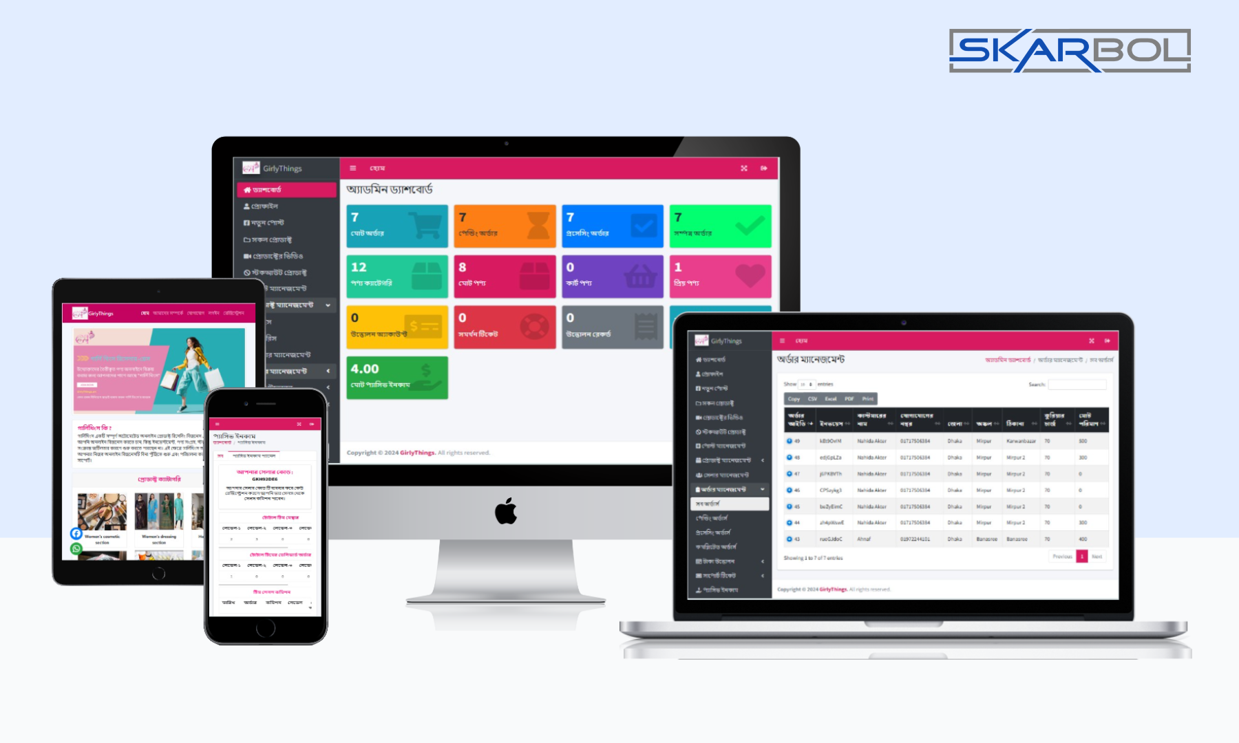 Skarbol Tech Website Protfolio